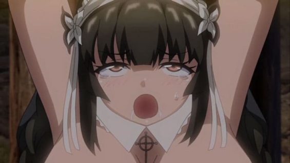 【エロアニメ】処女の聖職者が魔物の巣窟で悪夢に心を蝕まれ…セクシー戦闘服姿で異形の村人に輪姦され快楽と苦痛の無限地獄に堕ちる。
