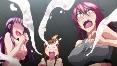 【エロアニメ】生意気なラクロス部員にパンツ剥がされチンポ品評会された挙句に敏感な先っぽを弄ばれ我慢できず暴発した新任顧問の僕。