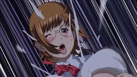 【エロアニメ】星空デートで理性崩壊！清楚に見えて中身はケダモノな爆乳転校生が暗闇のプラネタリウムで大胆すぎるパイズリで即発射！