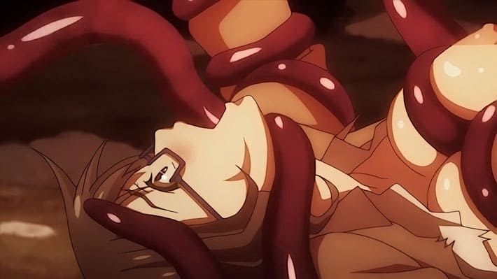 【エロアニメ】学園を襲った粘液生命体に囚われた女子校生たちが次々と拘束され膣も口も犯され尽くし全員丸呑み絶頂からの触手人間化していく地獄絵図。