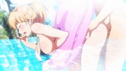 【エロアニメ】家族旅行中に禁断の火遊びが止まらない…昼は岩陰で青姦、夜は旅館で忍び愛、義姉と過ごした灼熱の二日間。