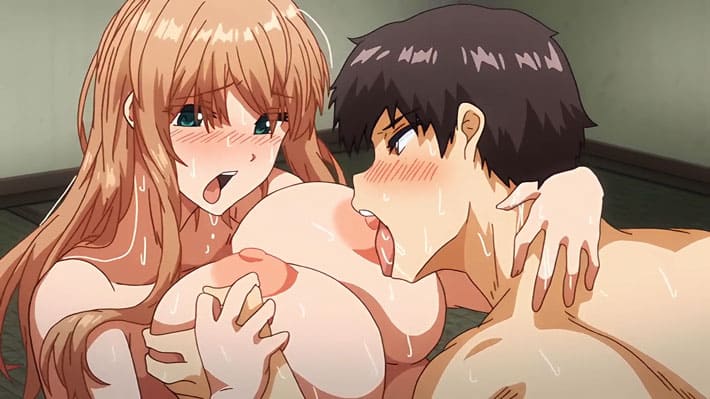 【エロアニメ】シコリティ度限界突破!色っぽく一変した爆乳モデラーがワザとらしく誘惑!知識ゼロの店長をエロ知識で指導しちゃう!