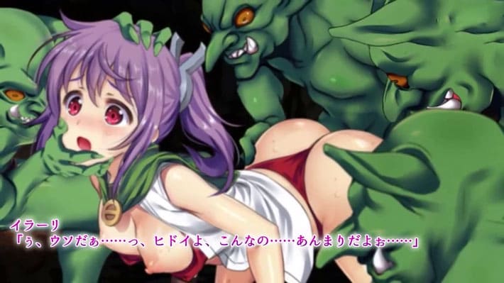 【モーションアニメ】女トレジャーハンターを群れで囲み、容赦なくレイプするゴブリンたち。男根をねじ込まれていく感覚は一生身体に残るだろう。