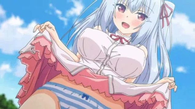 【エロアニメ】公園で美少女観察してたら隣のウサミミ獣人にバレた…羨望と嫉妬で大胆になった巨乳人妻が見せつけてきたエッチな下着。