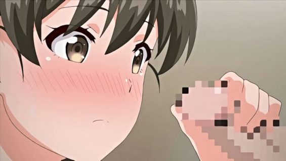 【エロアニメ】男女の体の差に興味津々な幼馴染と保健体育の延長で裸を見せ合い。学校トイレでは排泄手コキで我慢できすに…