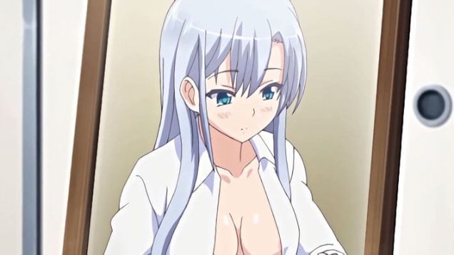 【エロアニメ】シングルマザーとの割り切った関係では満たされず…ずぶ濡れで現れた娘の無防備な肢体と鏡の中の微笑みに…