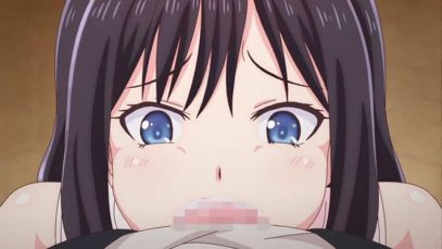 【エロアニメ】（こぼしたら汚しちゃう！）義母が教壇に立つ学園で授業中も濡れた視線を送り続ける息子棒が放課後のトイレ個室で暴発！