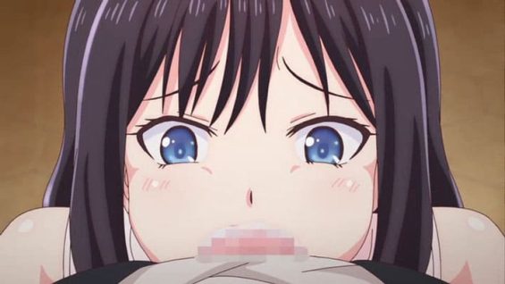 【エロアニメ】（こぼしたら汚しちゃう！）義母が教壇に立つ学園で授業中も濡れた視線を送り続ける息子棒が放課後のトイレ個室で暴発！