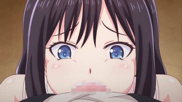 【エロアニメ】（こぼしたら汚しちゃう！）義母が教壇に立つ学園で授業中も濡れた視線を送り続ける息子棒が放課後のトイレ個室で暴発！